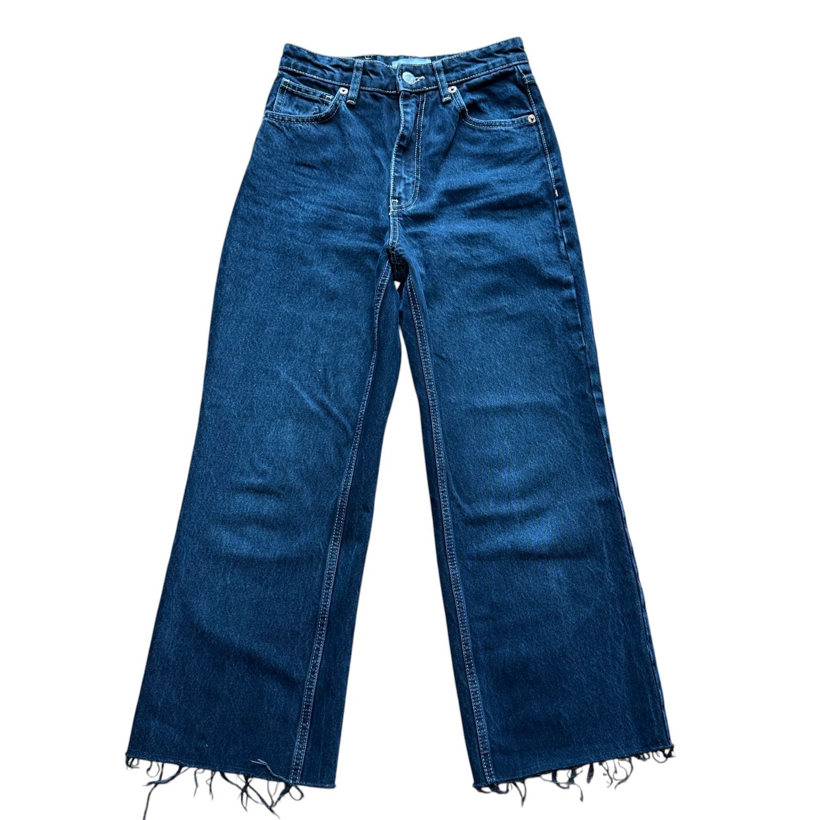 Sezane ハイウエストワイドデニム　36 デニム：ハイウエスト、スリム、ストレート | パリ発