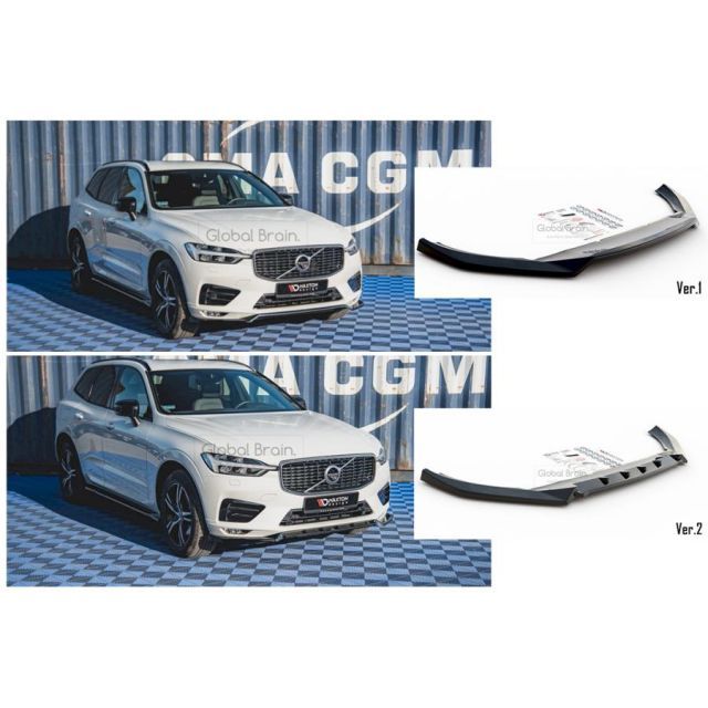 2017- ボルボ XC60 Rデザイン フロント リップ スポイラー