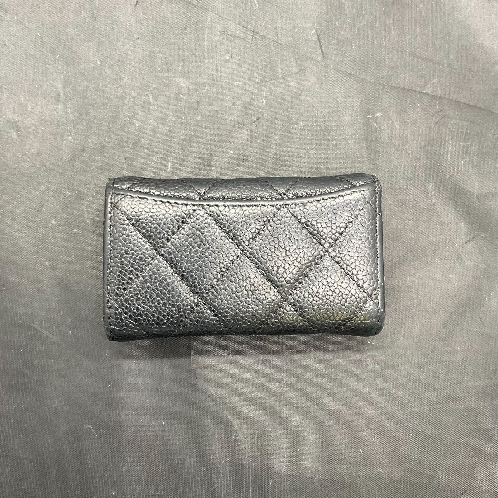 シャネル キャビアスキン キーケース B25082380