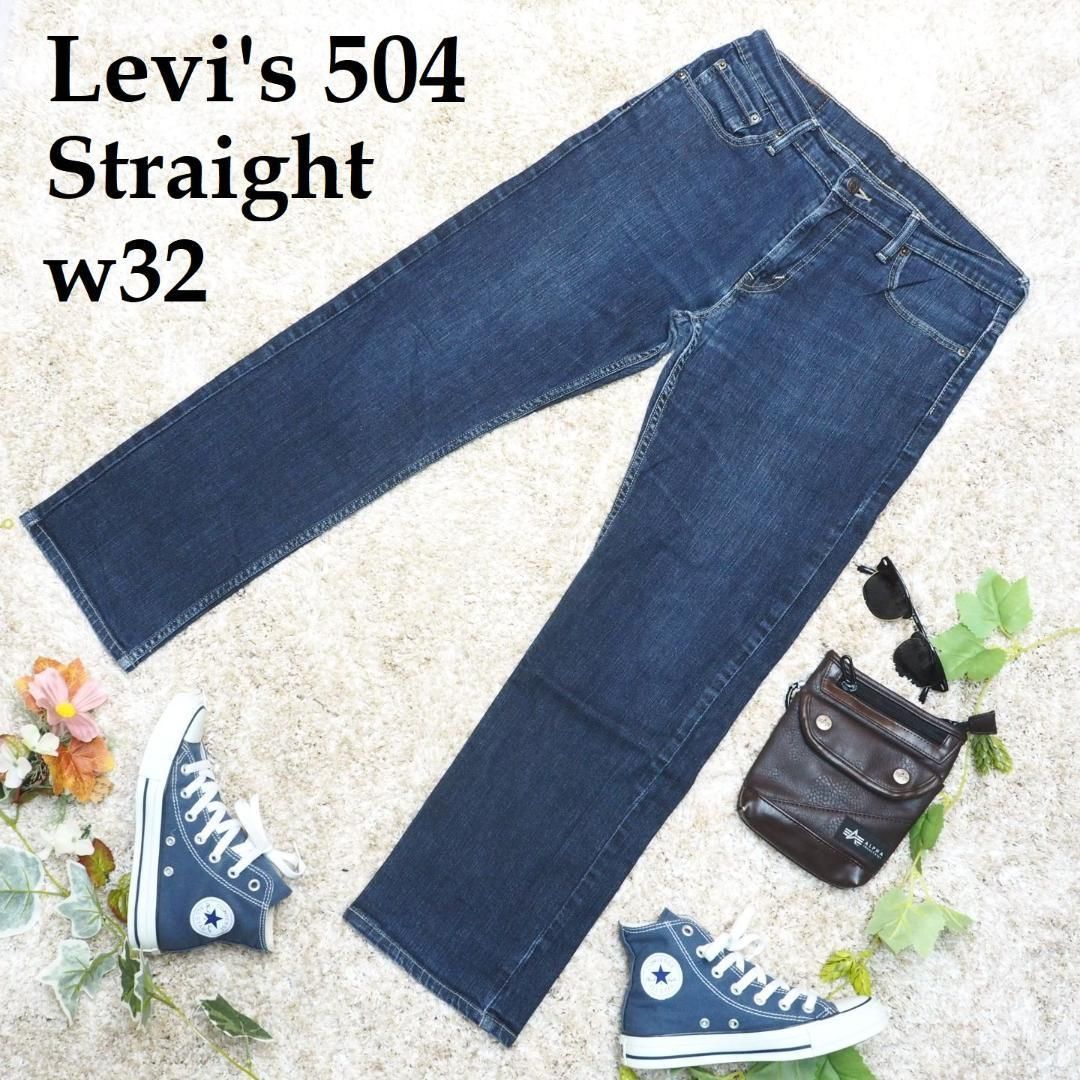Levis 504/ストレートパンツインディゴ/29990-0326