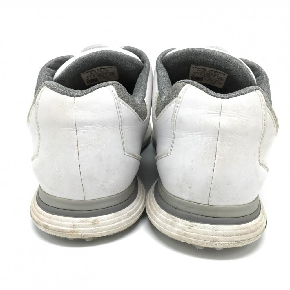 ☆SALE20％OFF☆アンダーアーマー ゴルフシューズ 白×グレー 3022257