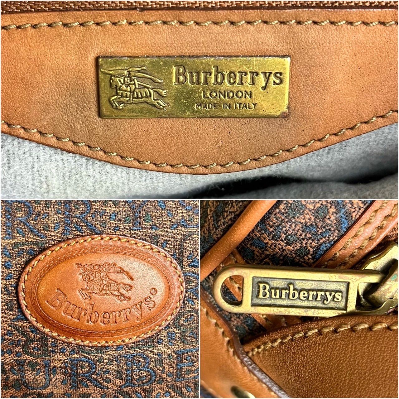 ✨良品✨BURBERRY バーバリー ショルダーバッグ トートバッグ ゴールド 