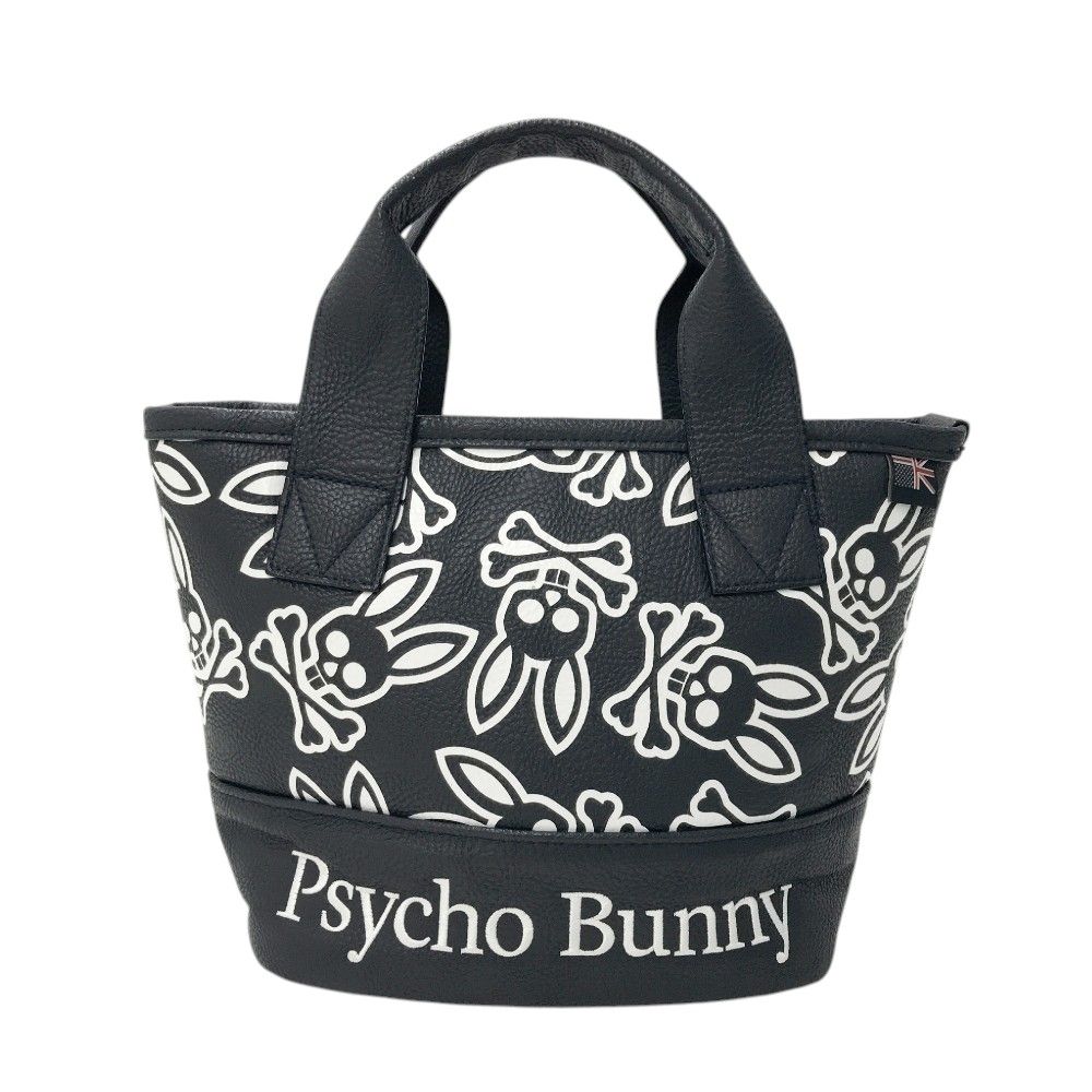 PSYCHO BUNNY サイコバニー  カートバッグ 総柄 ネイビー系  [240101471190] ゴルフウェア ストスト PSYCHO BUNNY サイコバニー カートバッグ 総柄 ネイビー系