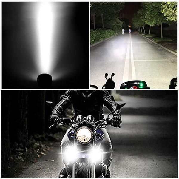 送料無料.. 15W LED ワークライト 作業灯 投光器 ホワイト バイク オートバイ 自転車 12V MT15W 4個 新品