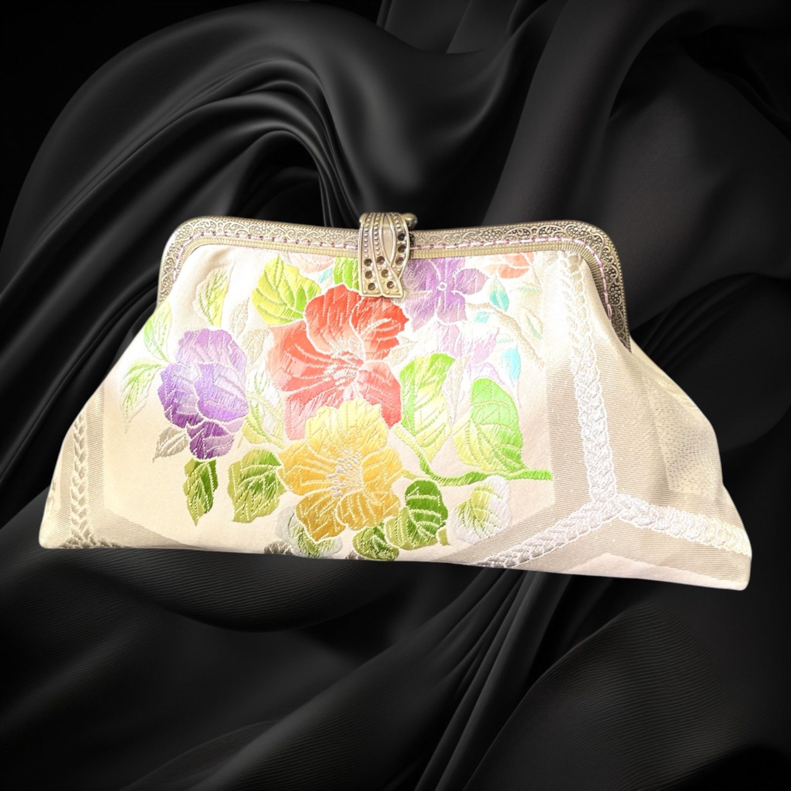 No.558 着物リメイクバッグ 和風クラッチバッグ 着物ショルダーバッグ WWW_OLIVIERBERNSTEIN_COM