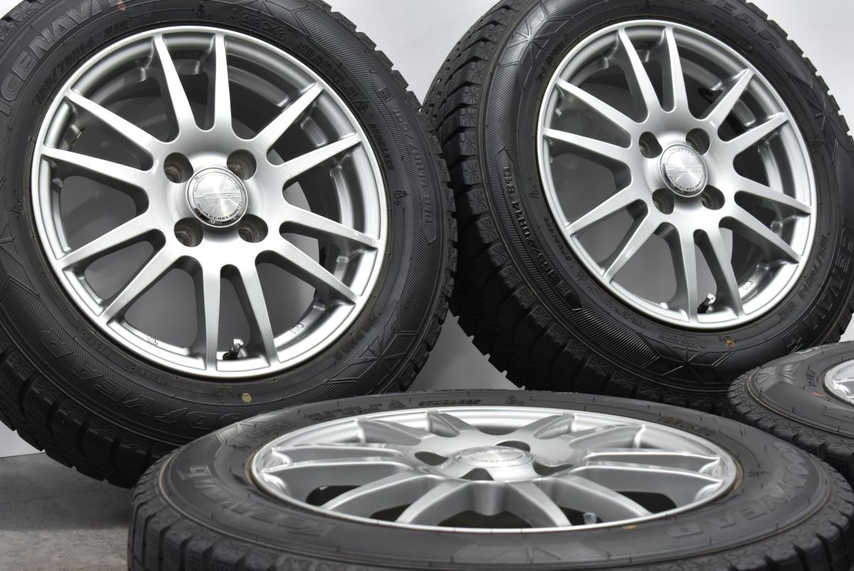 miruページ 程度良好品】ネクスタ 14in 5.5J +42 PCD100 グッドイヤー