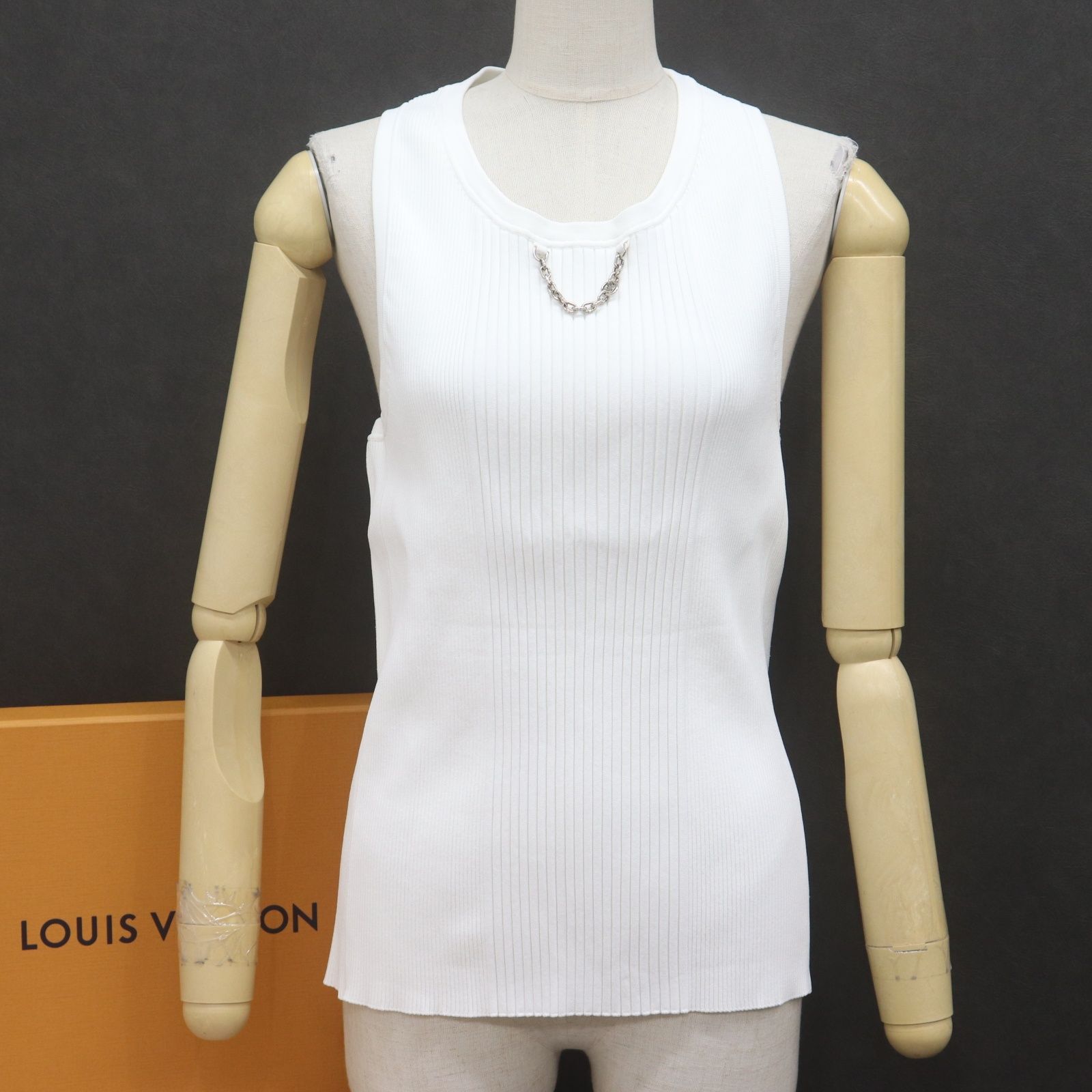 ルイ ヴィトン】ネックレス付き ノースリーブカットソー タンクトップ