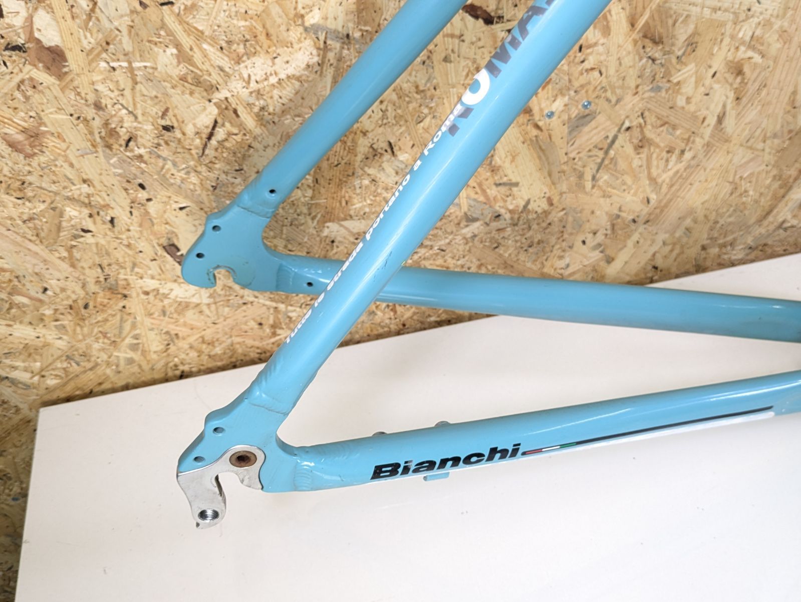 Bianchi Roma 2 57cm　2014モデル　塗装劣化あり フレームセット FR240623W