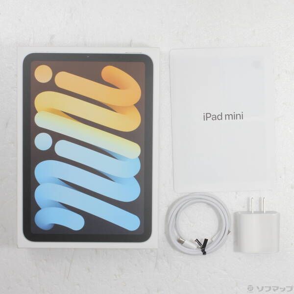 中古品〕 iPad mini 第6世代 64GB スターライト MK7P3J／A Wi-Fi【297】