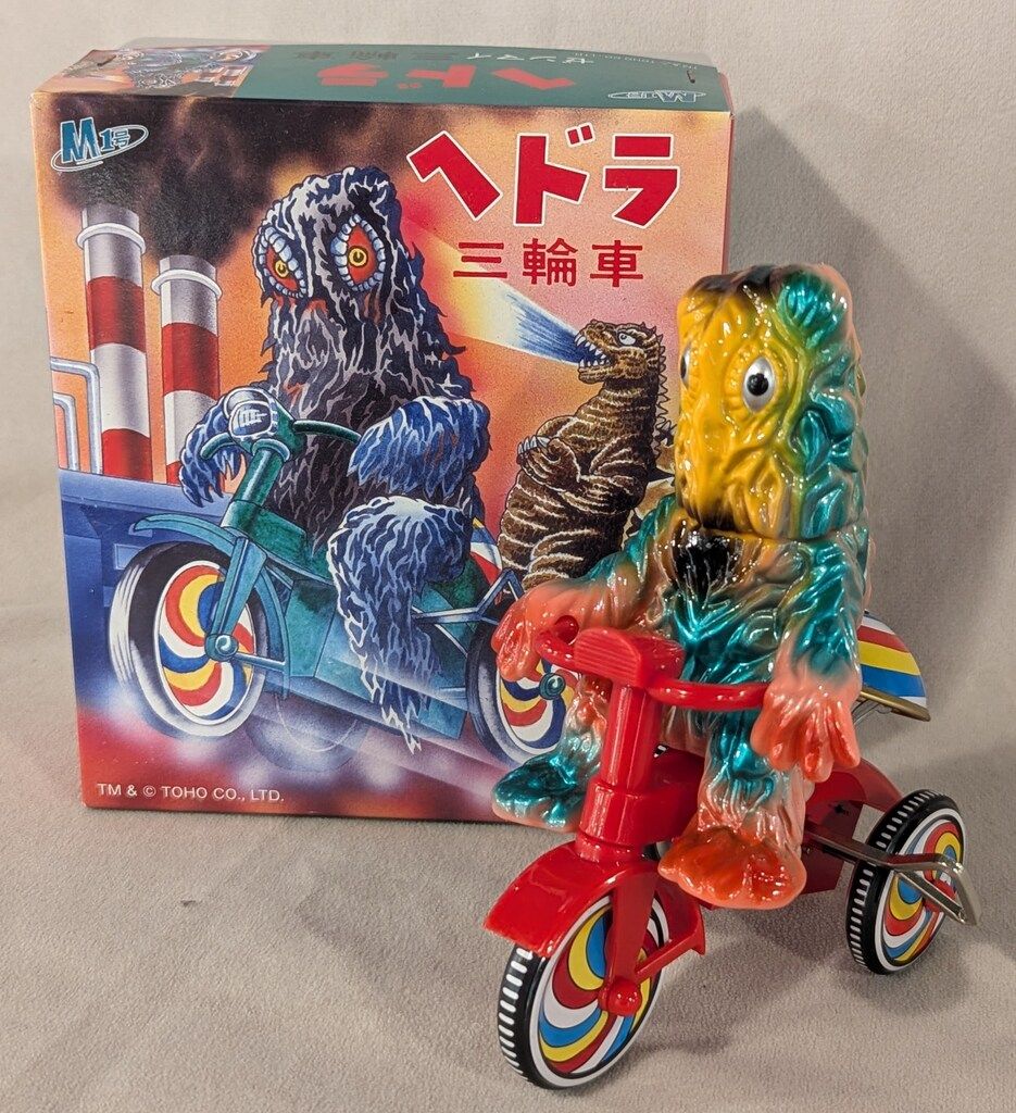 M1号 ブルマァクゼンマイ三輪車 ヘドラ三輪車 ハワイ版(ピンク