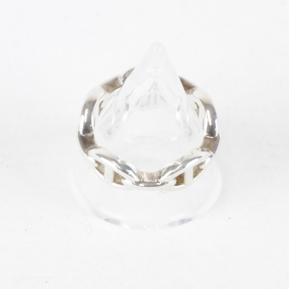 新品未使用 HERMES エルメス アンシェネ リング PM 56 シルバー HERMES エルメス リング アンシェネ PM Enchainee Ring