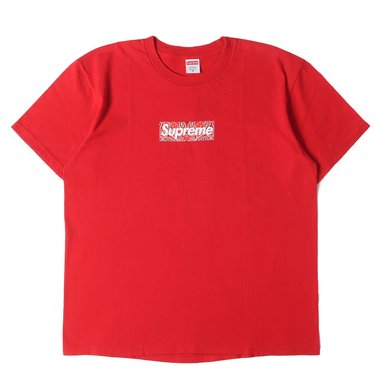 Supreme シュプリーム Tシャツ サイズ:M / バンダナ BOXロゴ クルー 