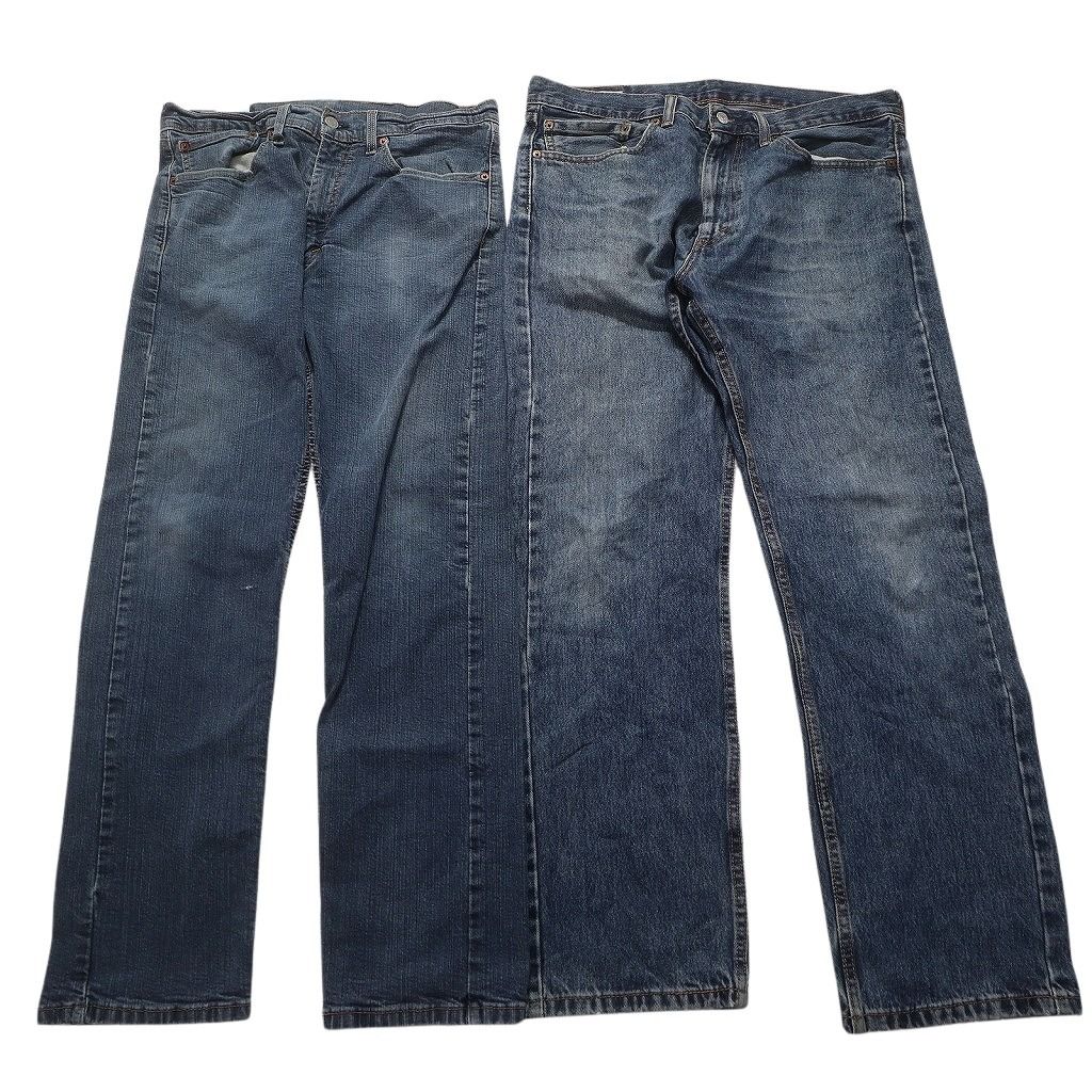 古着卸 リーバイス 505 デニム パンツ 6枚セット メンズ 31 34 ヒゲ コインポケット フェード 古着 NC1636 KIN-KAAI_COM