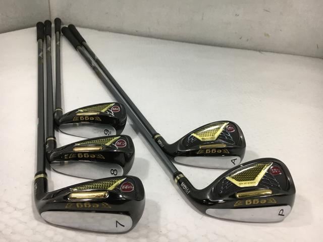 返品OK 【中古ゴルフクラブ】(5本セット)プロギア SUPER egg アイアン
