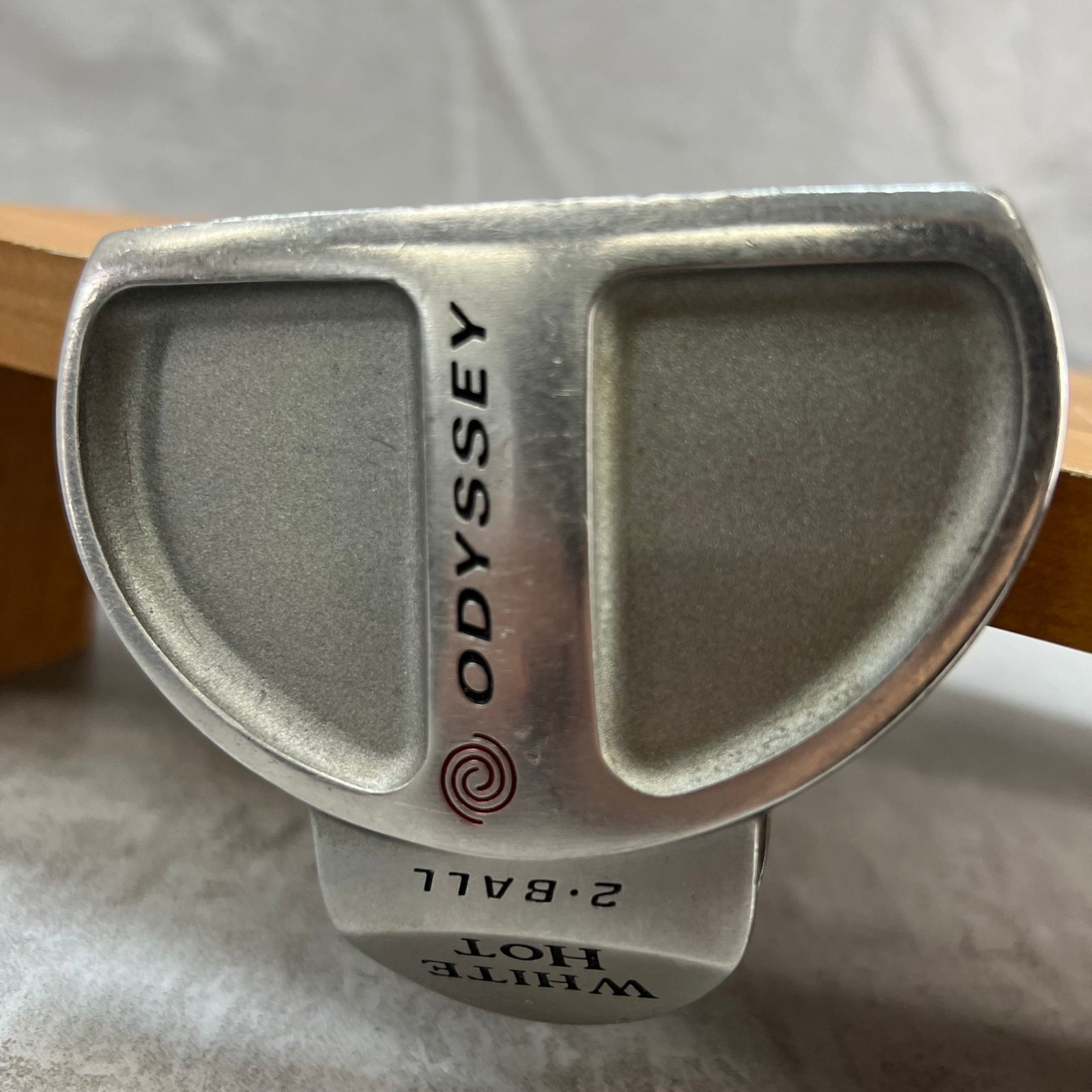 ODYSSEY　オデッセイ　WHITE HOT 2・BALL　 ホワイトホット　ツーボール　初代　メンズゴルフパター　スチール　右利き用　ネオマレット型 ODYSSEY オデッセイ WHITE HOT 2・BALL 初代ホワイトホット 2