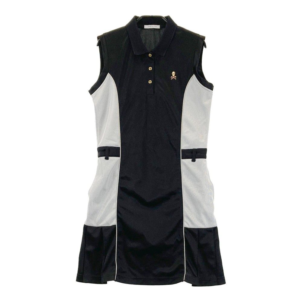 MARK&LONA ゴルフワンピース ホワイト/ブラック MARK&LONA ゴルフワンピース ホワイト/ブラック