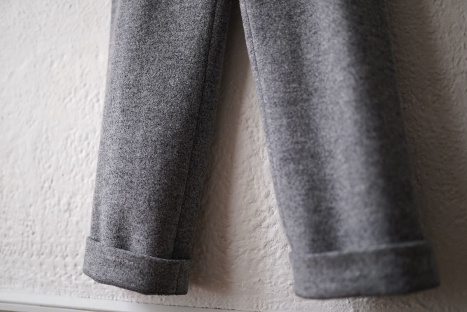 21AW Wool Ling Yarn Milled Jersey ウールイージーパンツ / AURALEE