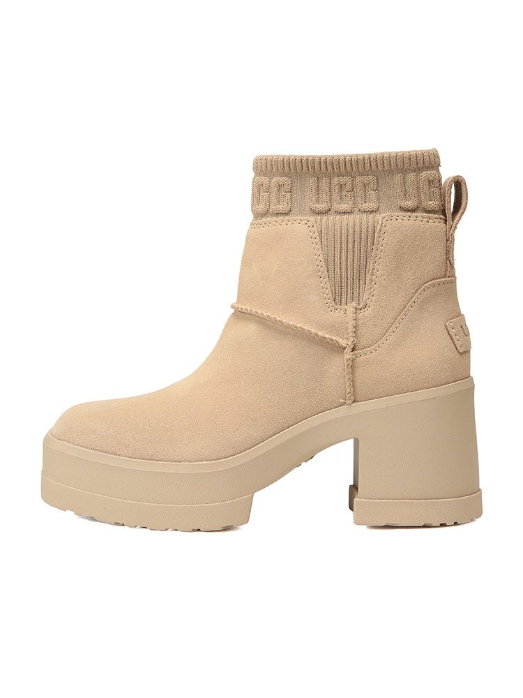 UGG アグ ロゴ ニットゴア ショートブーツ Moxy Chelsea
