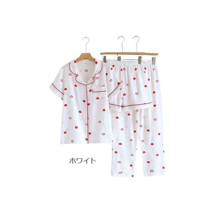 パジャマ レディース 半袖 女性 ルームウェア 部屋着 寝間着 寝巻 入院着 上下セット 部屋着セットアップ 前開き ルームウエア３点セット サラサラ