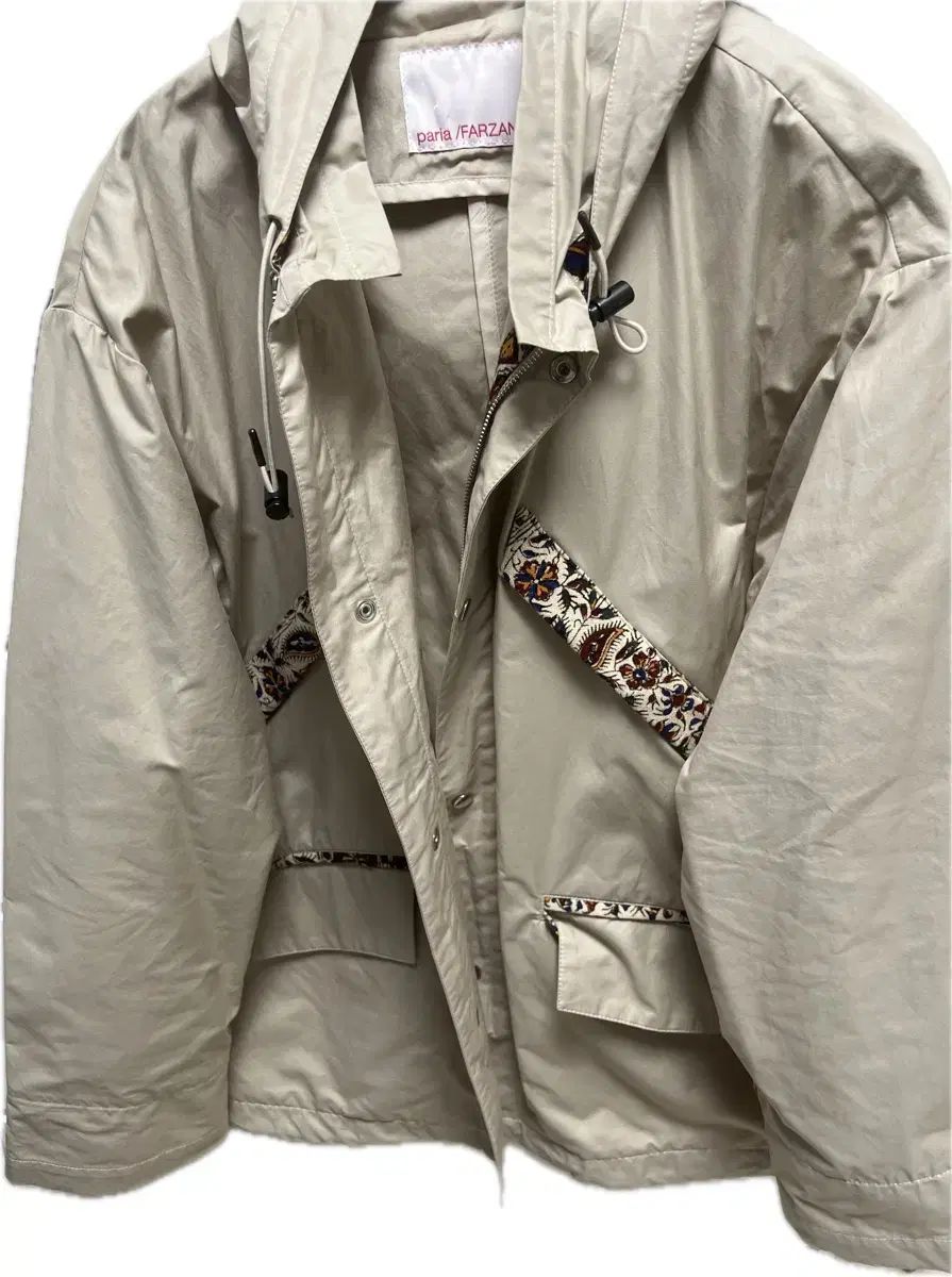 パリヤ フィルザン エスニック ベージュ ジャケット L