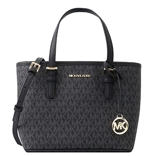 MICHAEL KORS トートーバッグ 35T9GTVT0B シグネチャー 2way ミニバッグ レディース BLACK ブラック S 並行輸入品