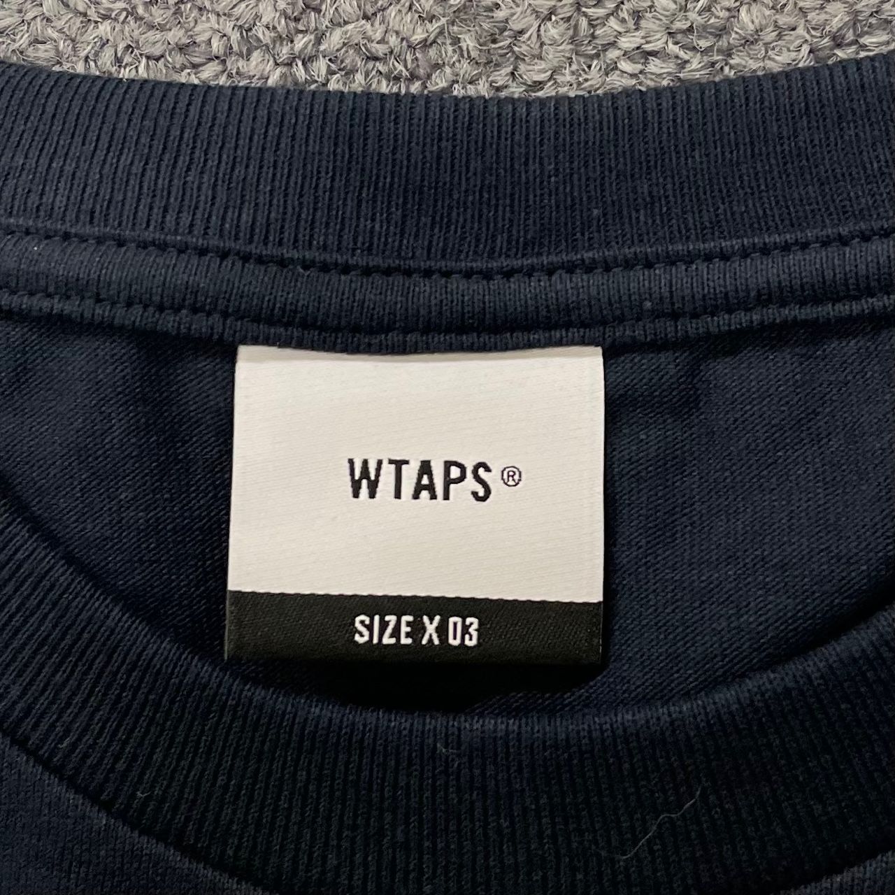 未使用品 WTAPS 23SS LLW / SS / COTTON ロゴプリント クルーネック T