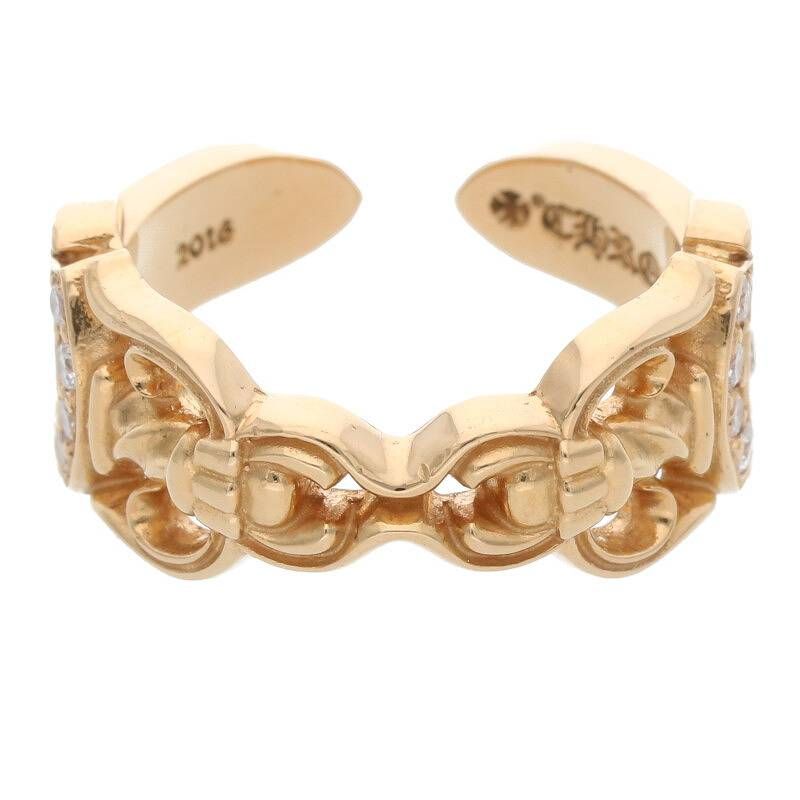 CHROME HEARTS☆クロムハーツダブルダガーオープンリングBランク Chrome Hearts - クロムハーツ ダブルダガー オープン リングの