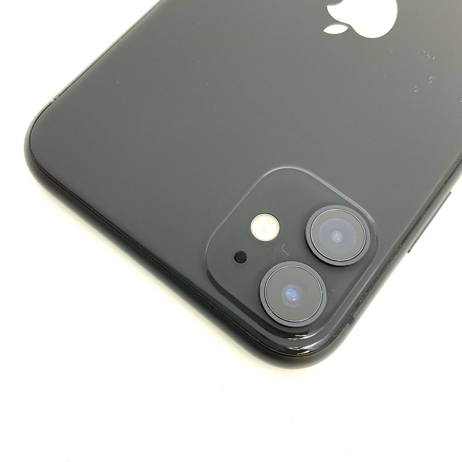 Apple iPhone 11 128GB ブラック SIMフリー 動作確認済 85% 【全額返金