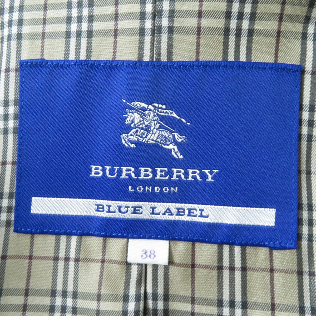 極美品☆正規品 BURBERRY BLUE LABEL バーバリー ブルーレーベル