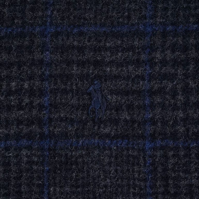 ポロ ラルフローレン POLO RALPH LAUREN マフラー リバーシブル チェック柄 メンズ レディース 男女兼用 ネイビーチェック PC0945 406 NEXPOTALLINN_EU