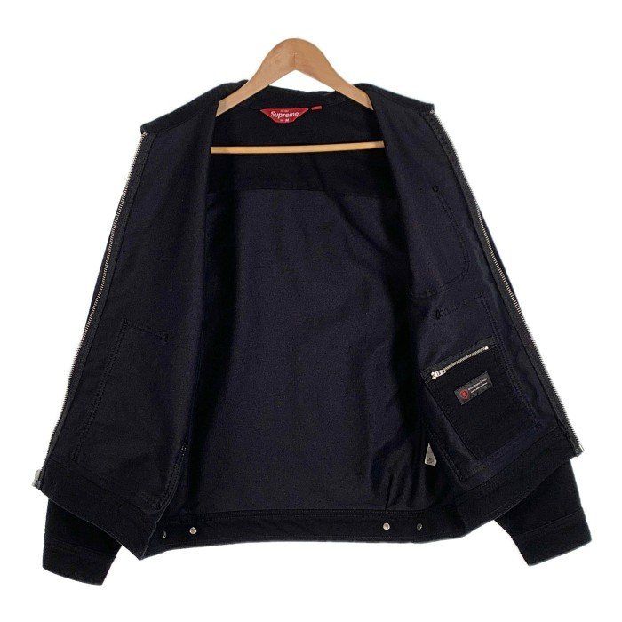 SUPREME シュプリーム 23AW Moleskin Work Jacket モールスキン ワークジャケット ブラック Size M