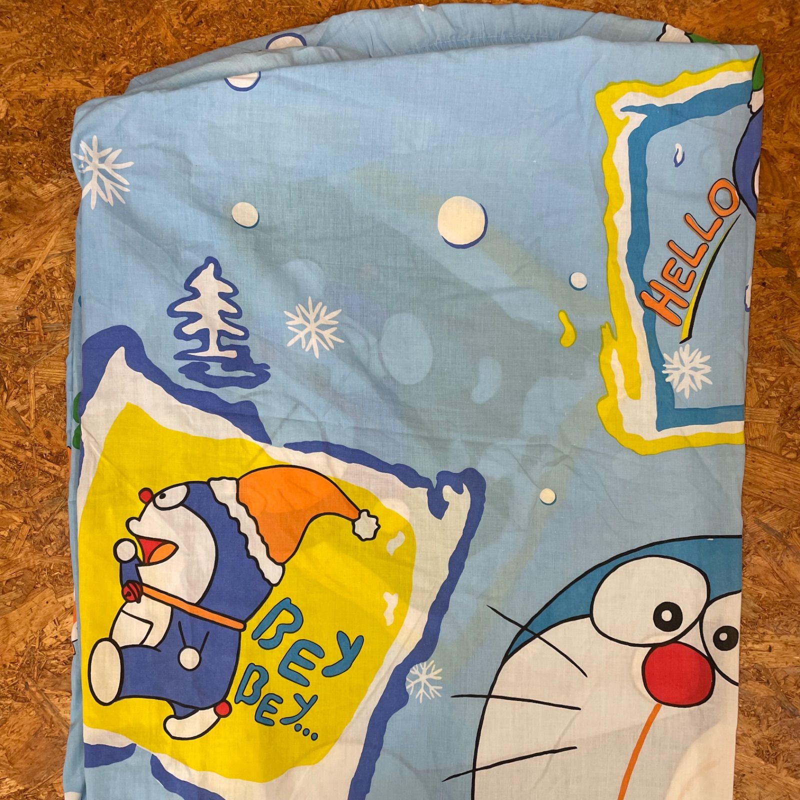 シーツ・カバー Goemon ヴィンテージ ドラえもん ボックスシーツ ベッドシーツ 布団カバー