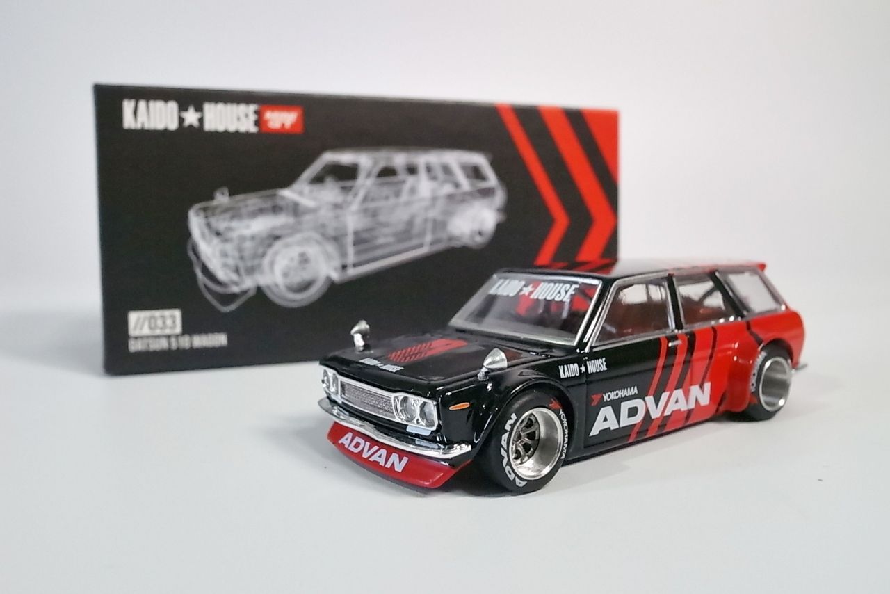 KAIDO HOUSE ミニGT DATSUN 510 WAGON ADVAN ダットサン 510 ワゴン