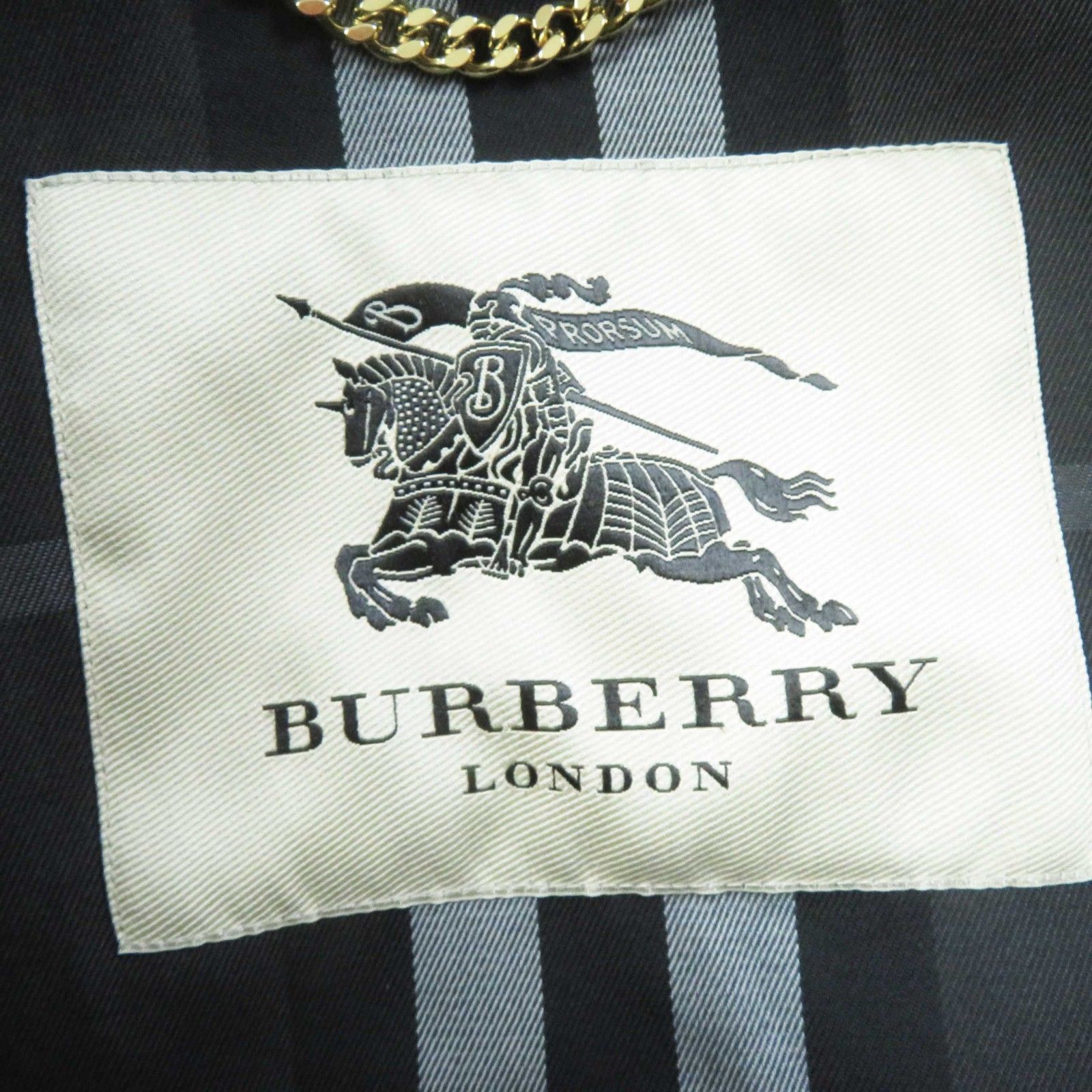 極美品◎BURBERRY LONDON バーバリーロンドン 4015581 コットン100％ フラワープリント トレンチコート ネイビーブルー系  38 レディース