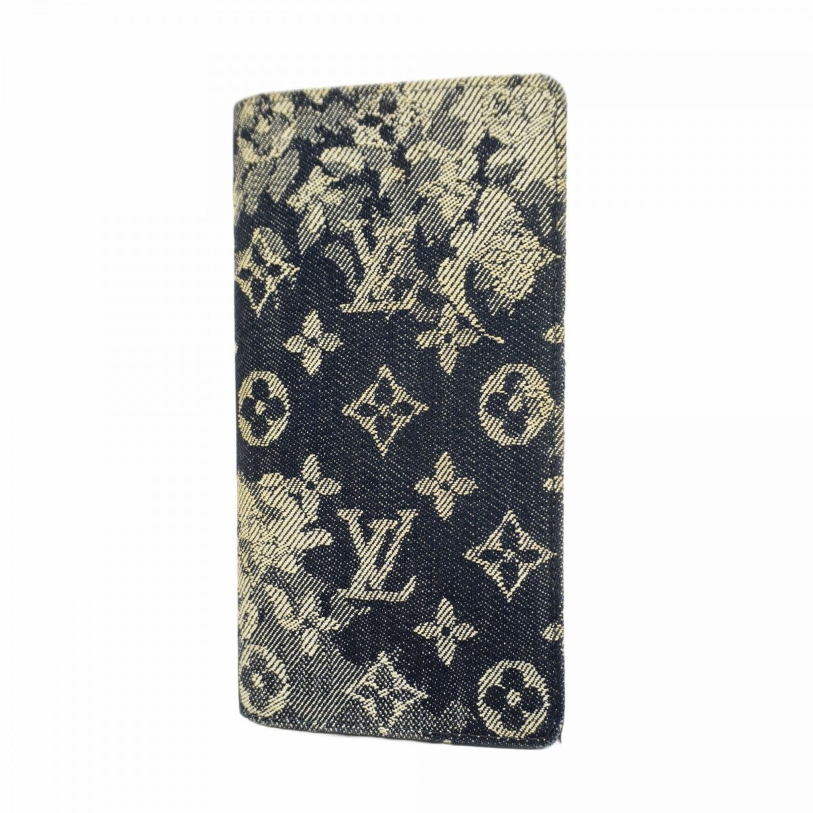 ルイ ヴィトン Louis Vuitton ルイ ヴィトン 長財布 モノグラム タペストリー ポルトフォイユブラザ NM M80032 ネイビーメンズ