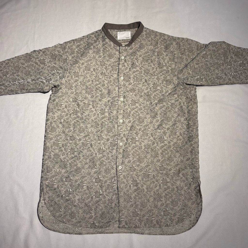 ディガウェル DIGAWEL ライトイエロー オープンカラー長袖シャツ サイズ1 30%OFF】DIGAWEL ディガウェル コットン ブロード ショート