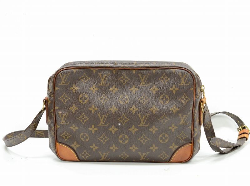 Louis Vuitton ルイヴィトン ナイル モノグラム ショルダーバッグ キャンバス M45244 斜め掛けカバンブラウン 訳あり 【中古】  JA-17636