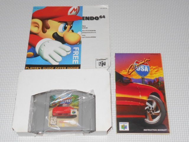 NINTENDO 64 - N64★Cruis'n USA Cruisin 海外版 端子清掃済 N64☆Cruis'n USA Cruisin 海外版 端子清掃済☆箱付・説明書付