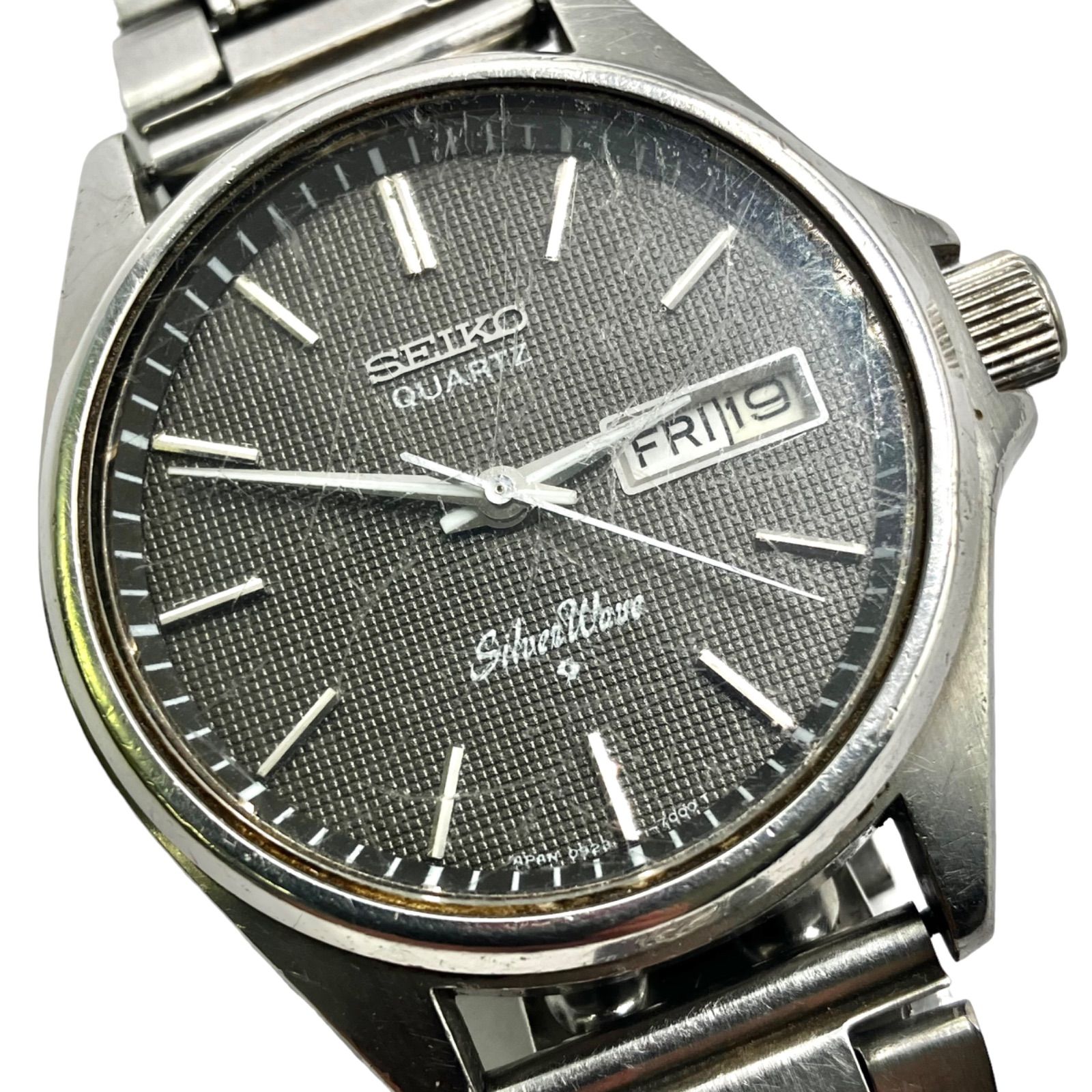 SEIKO ジャンク メンズ 時計 Silver Wave ディスカウント - 腕時計