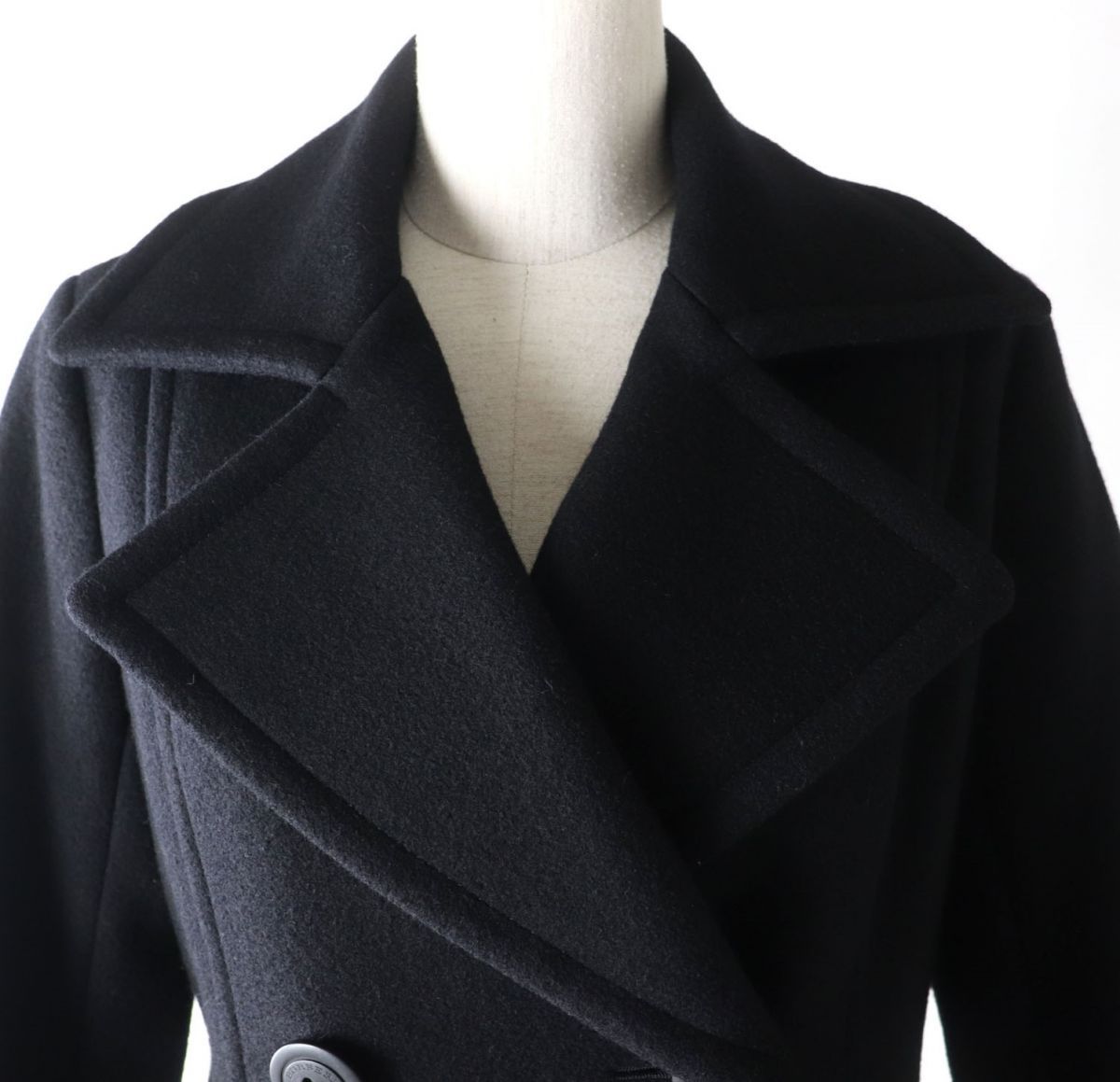 【匿名配送】バーバリー ブルーレーベル ウールチェックコート 日本製ファッション