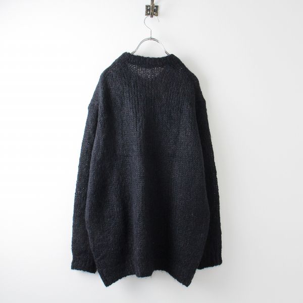 MADISONBLUE - 美品 2022AW MADISONBLUE マディソンブルー LOOSE PO MOHAIR モヘヤニットプルオーバー ルーズニット S/ブラック【2400013286060】 美品 2022AW MADISONBLUE マディソンブルー LOOSE PO MOHAIR