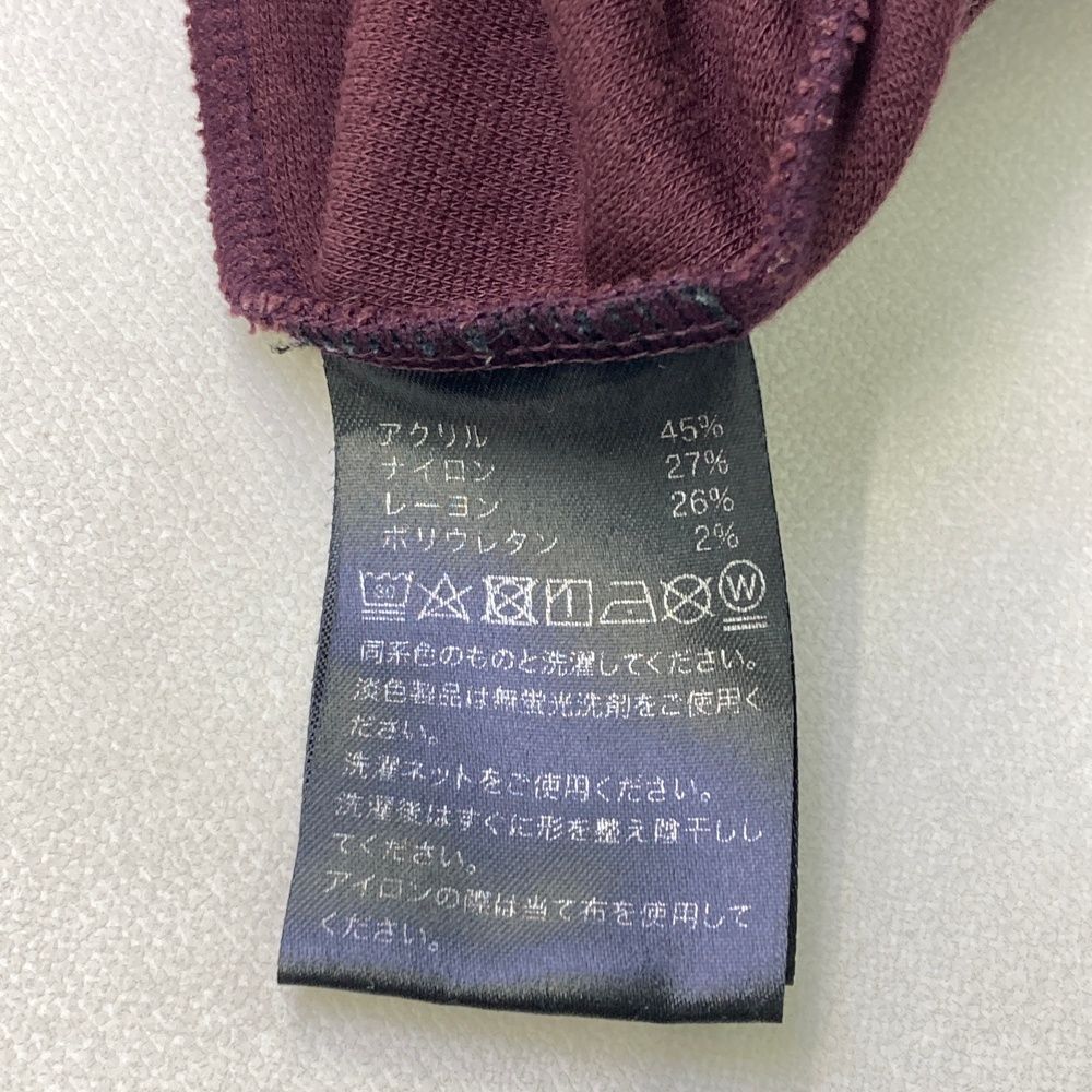 サイズ：2XL 8YARDS ハチヤーズ  ハイネック長袖Tシャツ  レッド系 [240101480995] ゴルフウェア メンズ ストスト サイズ：2XL 8YARDS ハチヤーズ ハイネック長袖Tシャツ レッド系