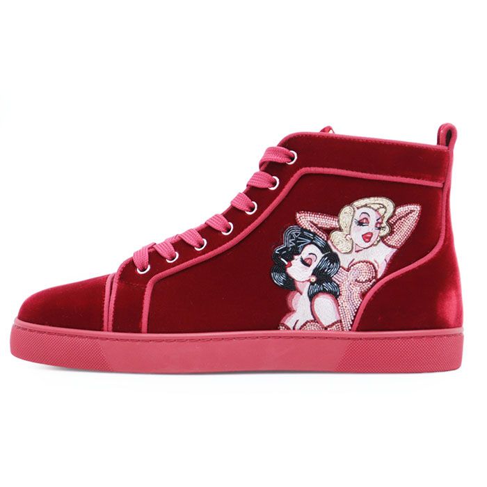 クリスチャン　ルブタン　限定　レア　ピンナップガール　スニーカー　41 クリスチャンルブタン限定レアピンナップガールスニーカー41
