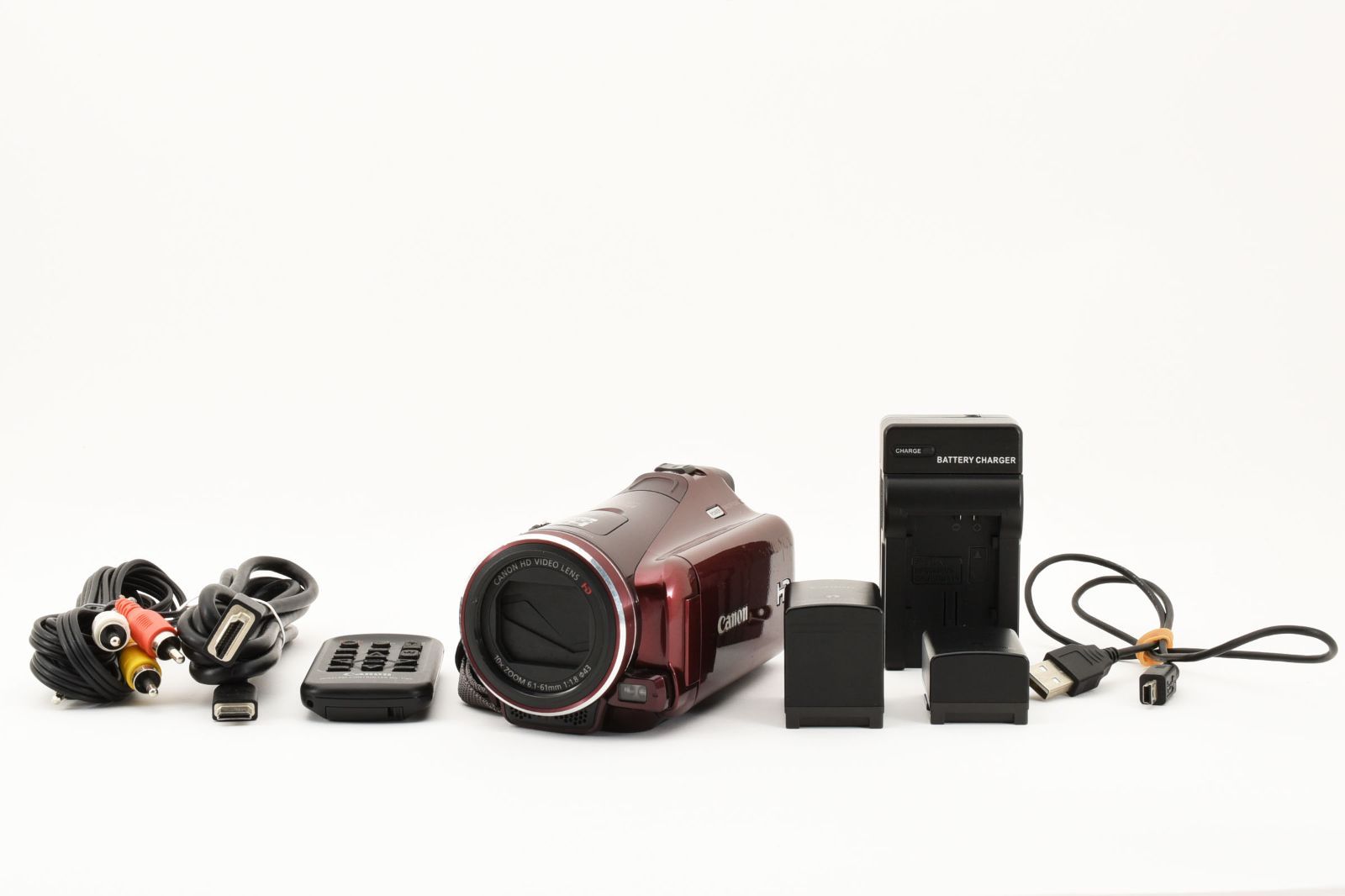 ☆極上品☆ キャノン CANON iVIS HF M41 レッド デジタルビデオカメラ