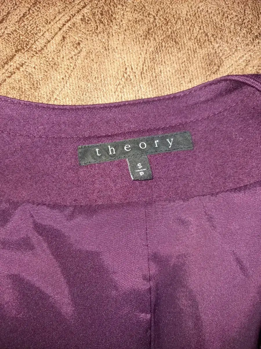 Theory 紫 ジャケット カーディガン 55