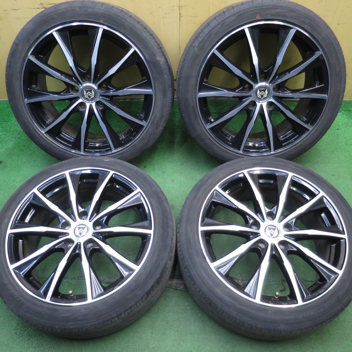 バリ溝 23年 9.5分 215|45R18 ヨコハマ BluEarth-RV RV03 RiZLEY ライツレー ブルーアース 18インチ PCD114.3|5H 5053011NJノ