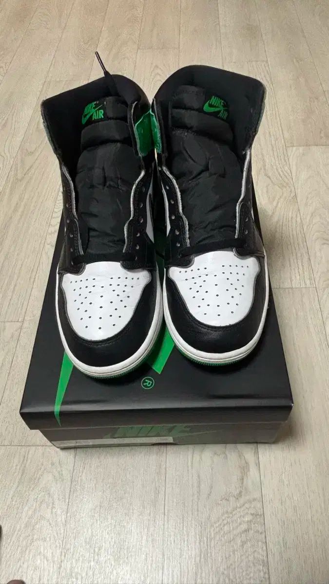 NIKE(ナイキ) エア ジョーダン 1 レトロ ハイ ラッキー グリーン 280