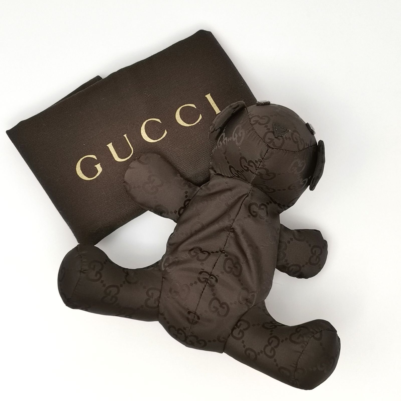 GUCCI ブラック エコバッグ 犬型ポーチ付きクマ 楽天市場】【バッグ】GUCCI グッチ GGナイロン テディベア クマ