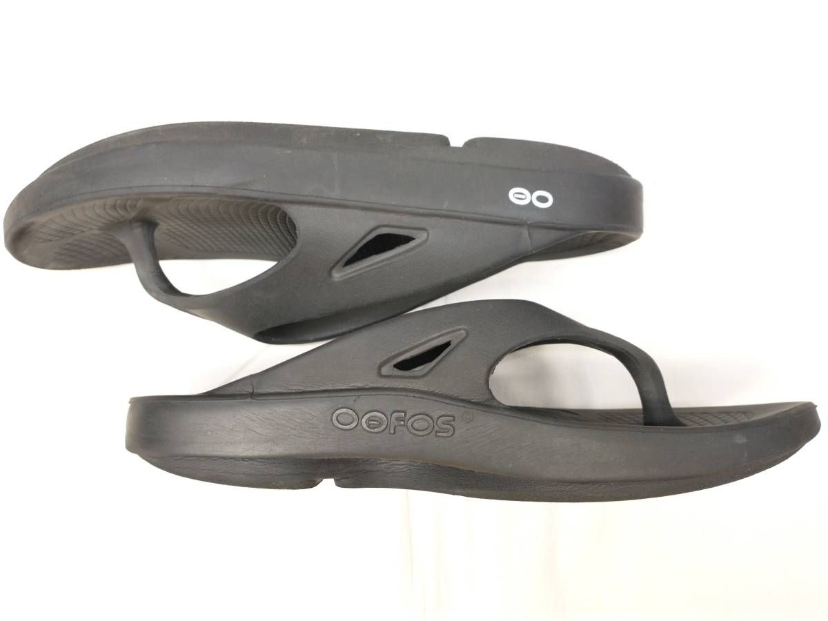 oofos OOriginal サイズ42 M9-W11 ブラック リカバリーサンダル ウー 