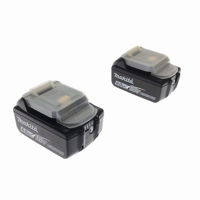 ☆極美品2個セット☆ makita マキタ 18V 6.0Ah 純正リチウム ☆極美品2個セット☆ makita マキタ 18V 6.0Ah 純正リチウム